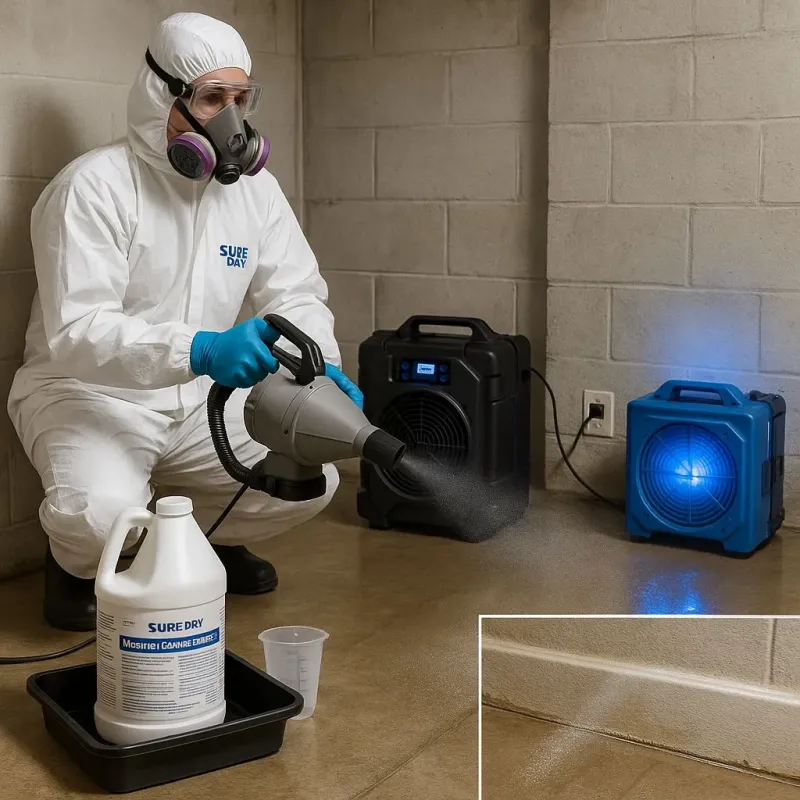 Sanitization and Odor Removal process in Atascocita, TX