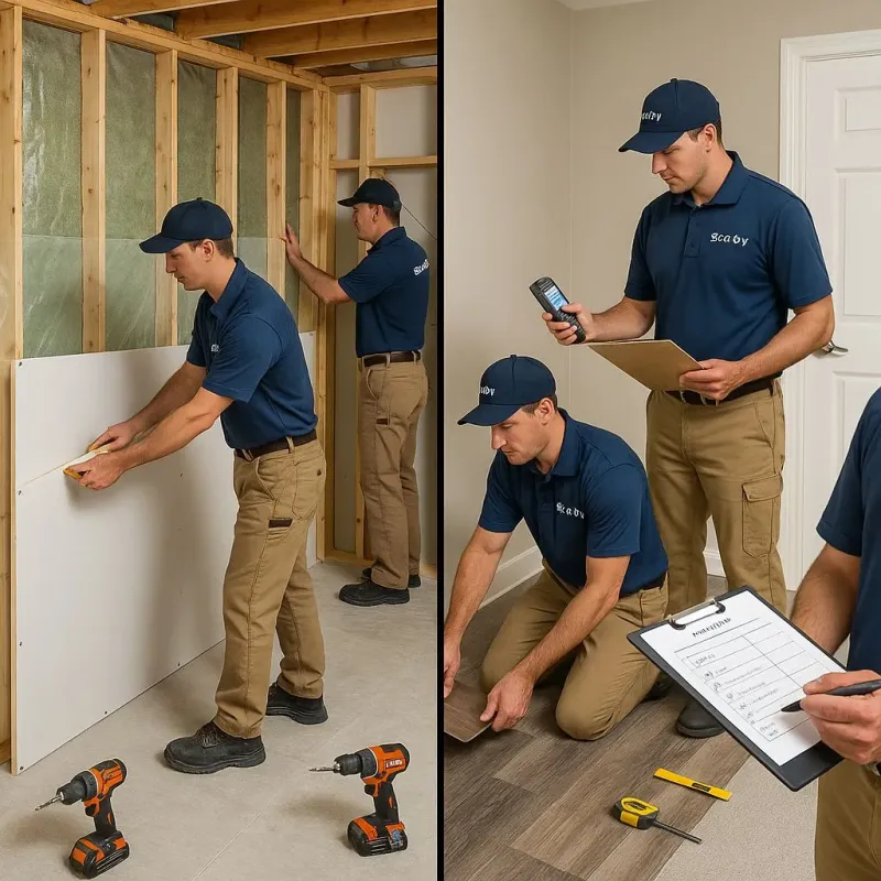 Repairs and Reconstruction process in Atascocita, TX